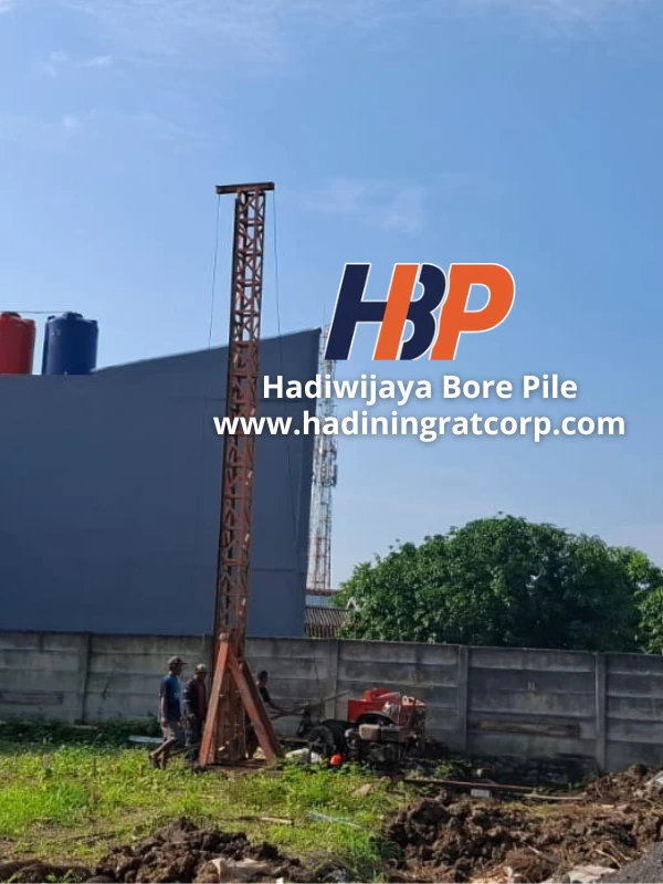 jasa bore pile Jakarta pengerjaan menggunakan alat mesin mini crane