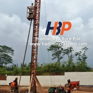 jasa bore pile pengerjaan menggunakan alat mesin mini crane