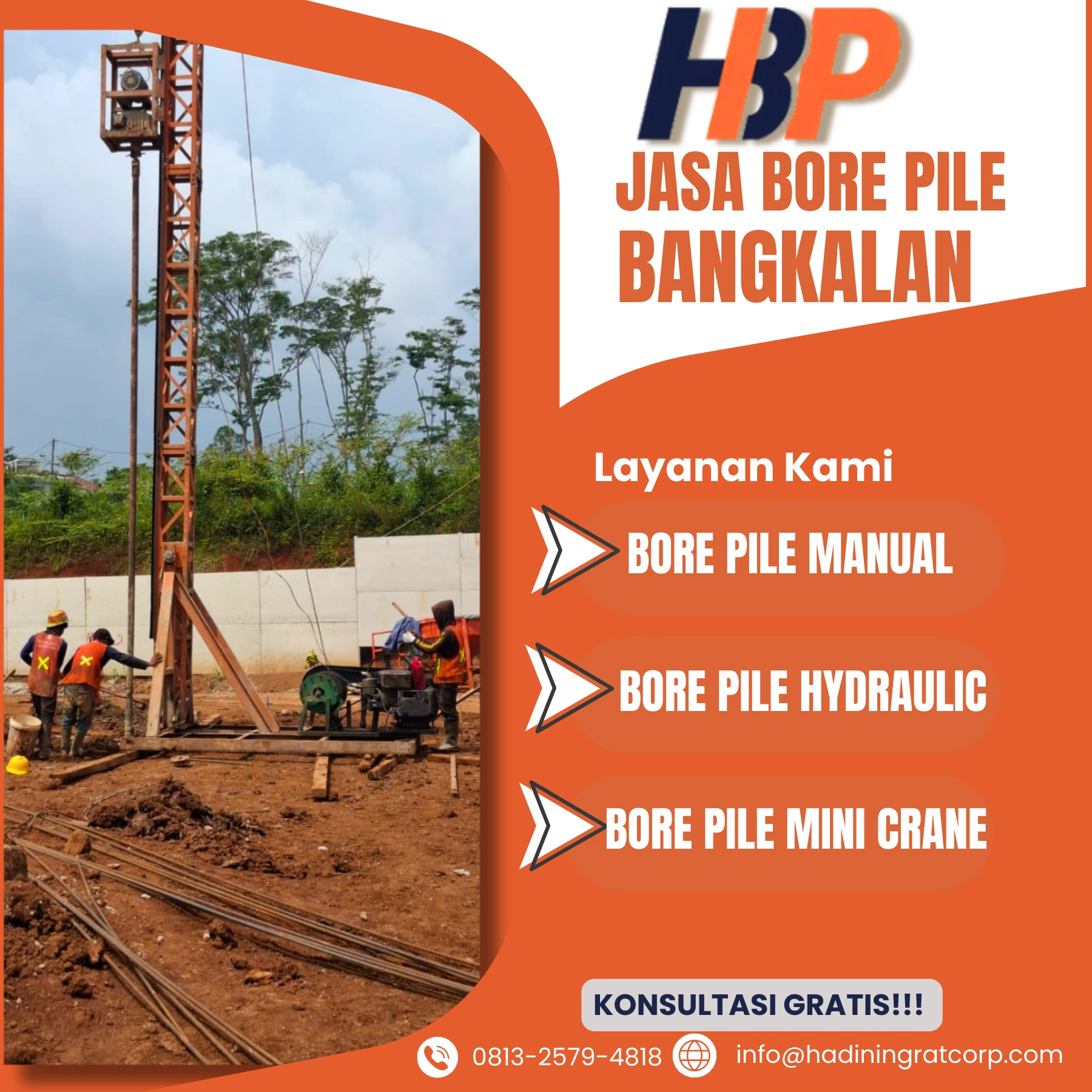 Jasa Bore Pile Bangkalan