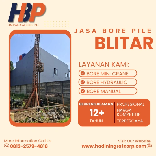 Jasa Bore Pile Blitar