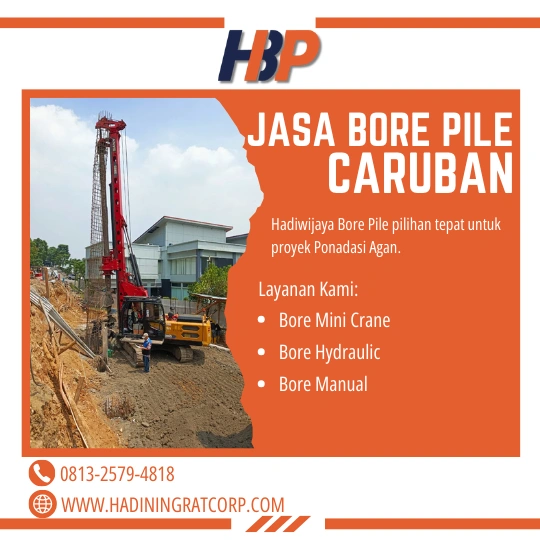 Jasa Bore Pile Caruban