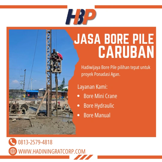 Jasa Bore Pile Caruban