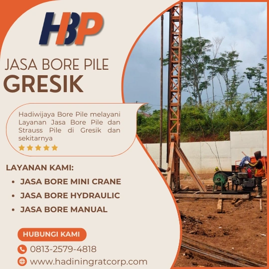 Jasa Bore Pile Gresik