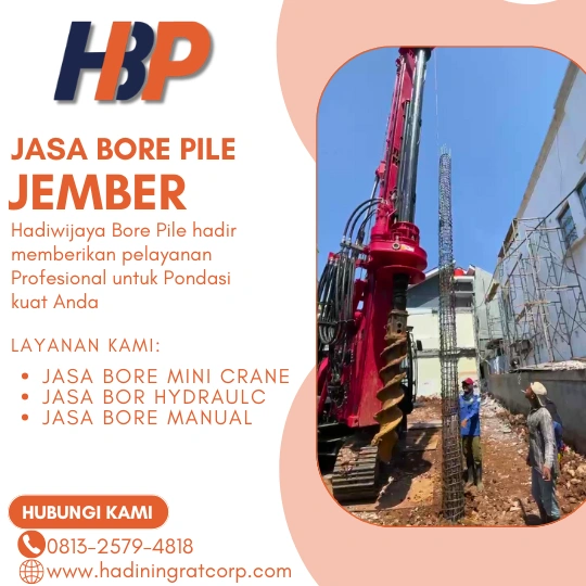 Jasa Bore Pile Jember