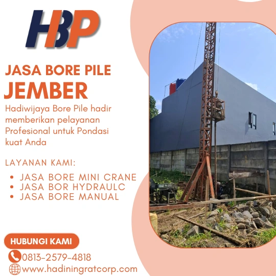 Jasa Bore Pile Jember