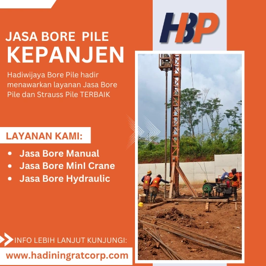 Jasa Bore Pile Kepanjen Menggunakan Mesin Mini Crane- Hadiwijaya Bore Pile