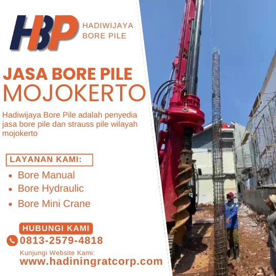 Jasa Bore Pile Mojokerto