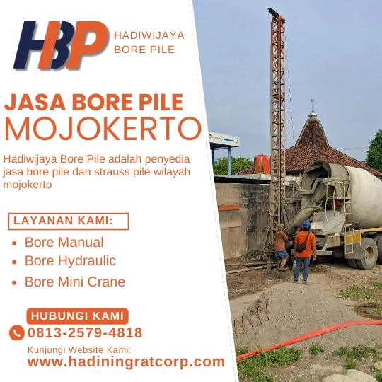 Jasa Bore Pile Mojokerto
