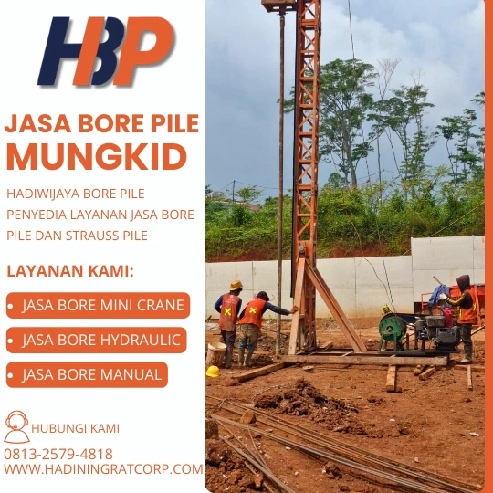 Jasa Bore Pile Mungkid Menggunakan Mesin Mini Crane-Hadiwijaya Bore Pile