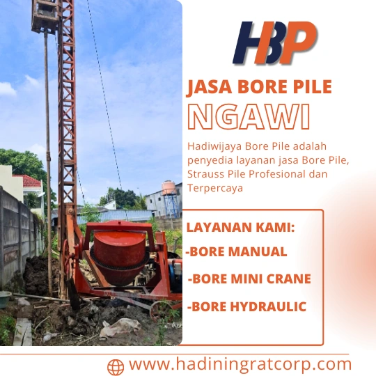 Jasa Bore Pile Ngawi