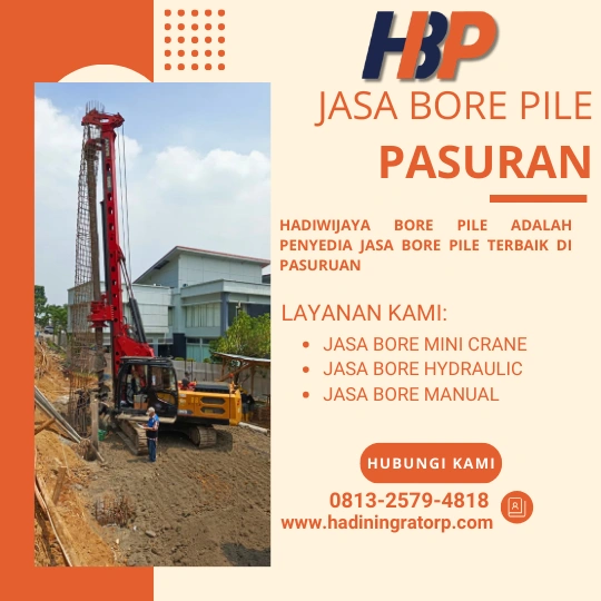 Jasa Bore Pile Pasuruan