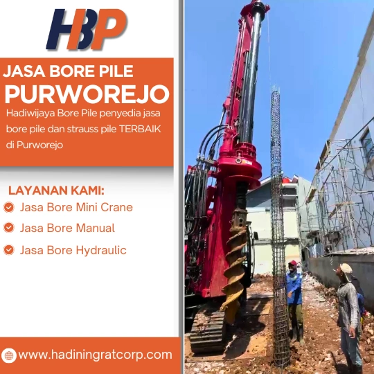 Jasa Bore Pile Purworejo oleh Hadiwijaya Bore Pile