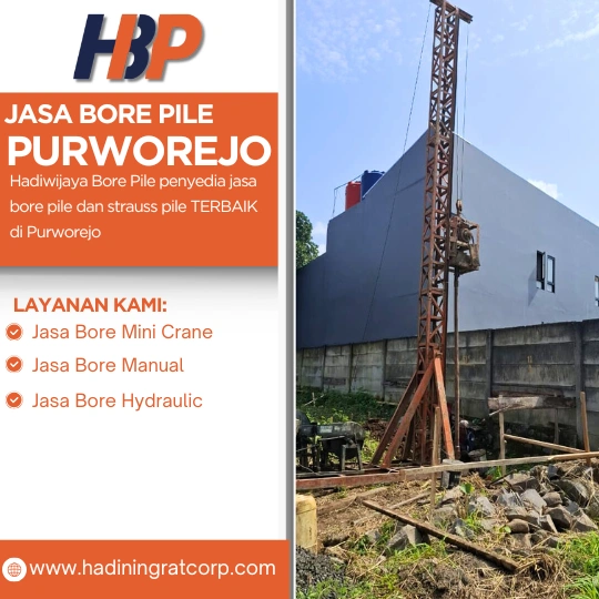 Jasa Bore Pile Purworejo oleh Hadiwijaya Bore Pile