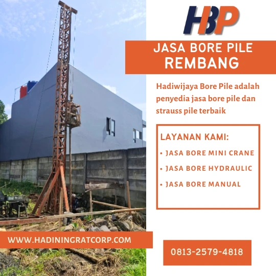 Jasa Bore Pile Rembang - Profesional