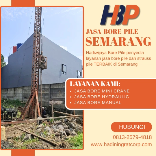Jasa Bore Pile Samarang Menggunakan Mesin Mini Crane-Hadiwijaya Bore Pile