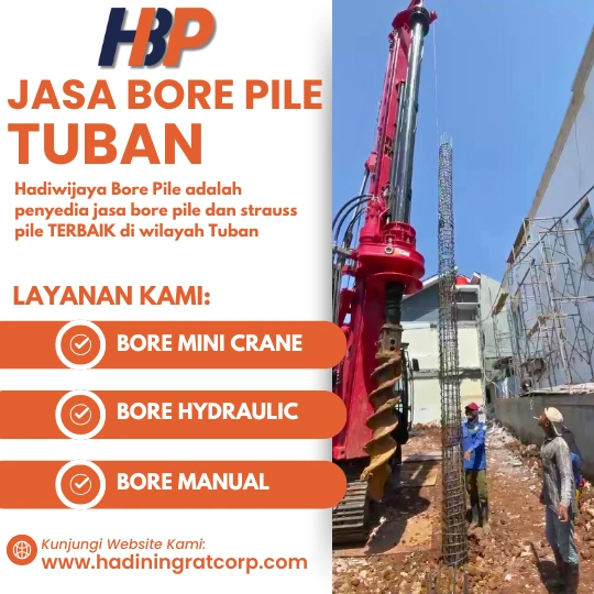 Jasa Bore Pile Tuban