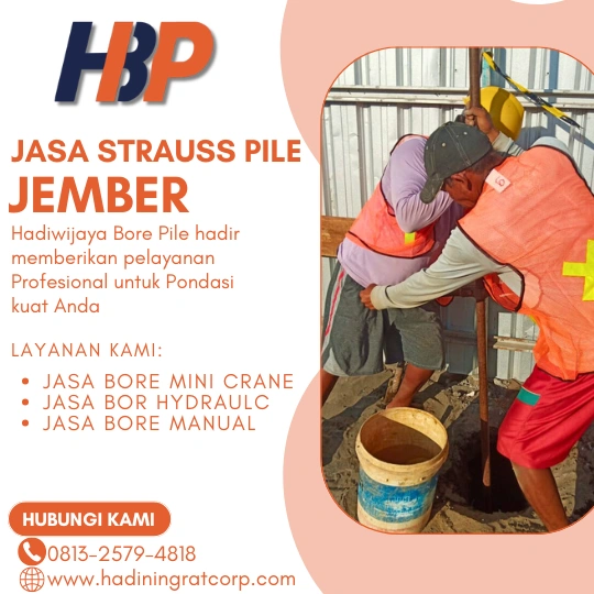 Jasa Bore Pile Jember