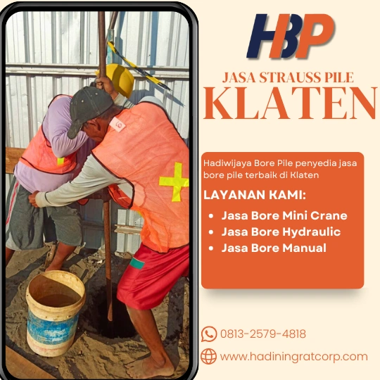 Jasa Bore Pile Klaten Terpercaya - Hadiwijaya Bore Pile