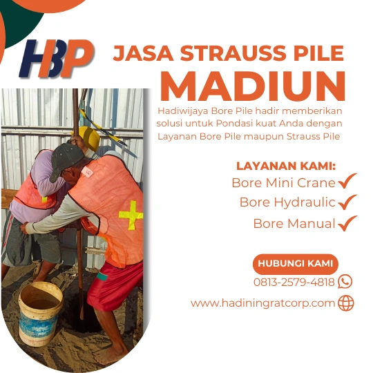 Jasa Bore Pile Madiun oleh Hadiwijaya Bore Pile