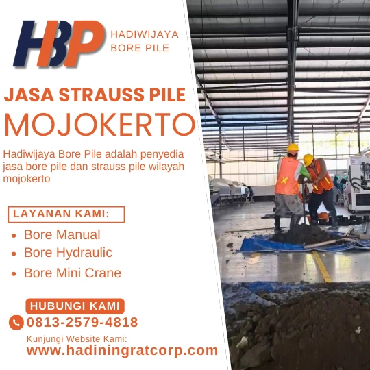 Jasa Bore Pile Mojokerto