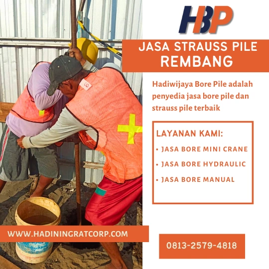 Jasa Bore Pile Rembang - Profesional