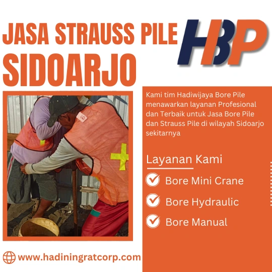 Jasa Bore Pile Sidoarjo