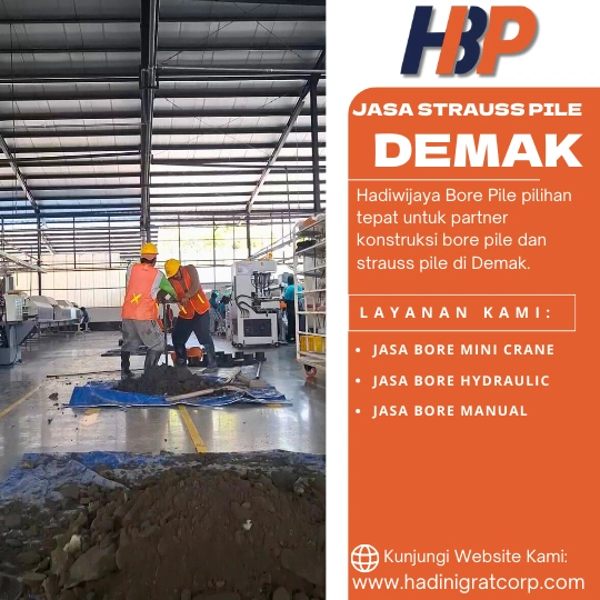 Jasa Bore Pile Demak Terpercaya - Hadiwijaya Bore Pile