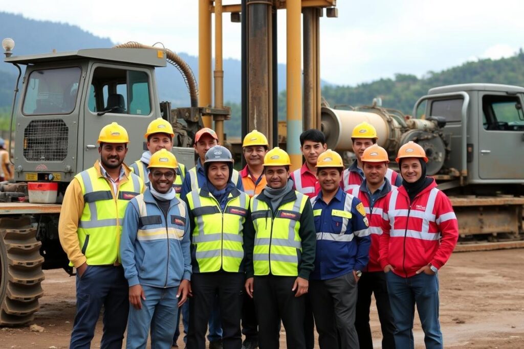 Tim ahli Jasa Bore Pile Jombang dengan peralatan lengkap siap melayani proyek konstruksi