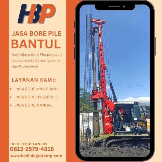 Jasa Bore Pile Bantul