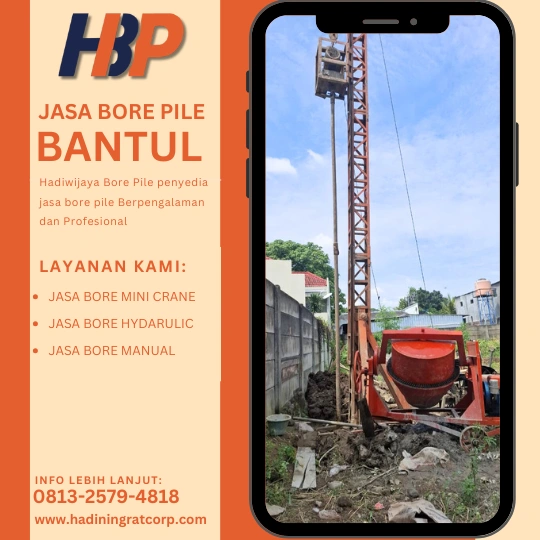 Jasa Bore Pile Bantul