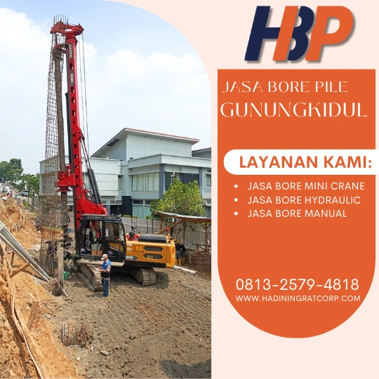 Jasa Bore Pile Gunungkidul