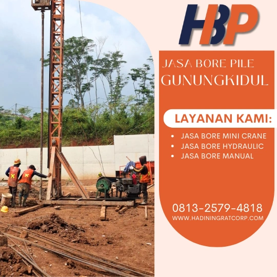 Jasa Bore Pile Gunungkidul