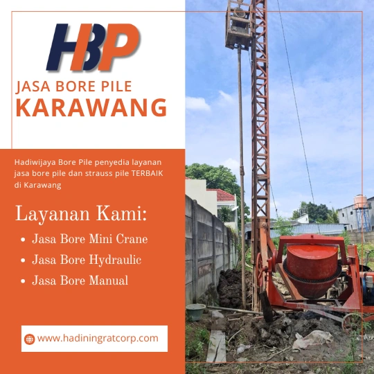 Jasa Bore Pile Karawang