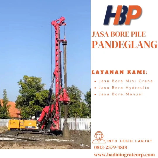 Jasa Bore Pile di Pandeglang
