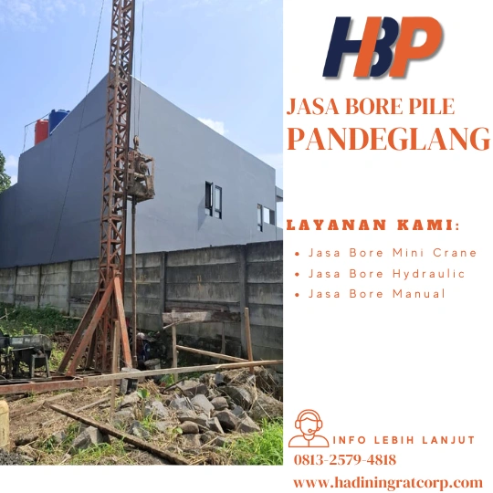 Jasa Bore Pile di Pandeglang