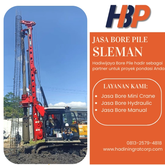 Jasa Bore Pile Sleman