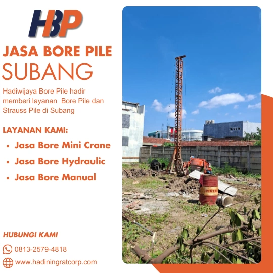 Jasa Bore Pile Subang