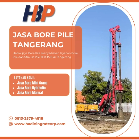 Jasa Bore Pile di Tangerang