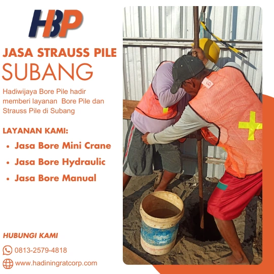 Jasa Bore Pile Subang