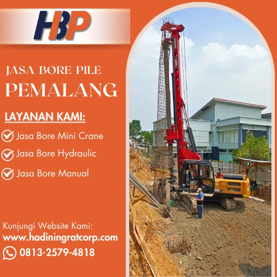 Jasa Bore Pile Pemalang Terpercaya - Hadiwijaya Bore Pile